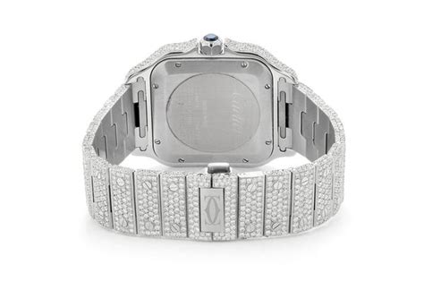 cartier santos adlc price|cartier santos iced out price.